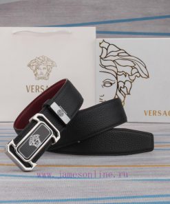 Belt belt Versace cowhide beltMen's belt material: 100% head layer cowhide belt, guaranteed ayk99zej