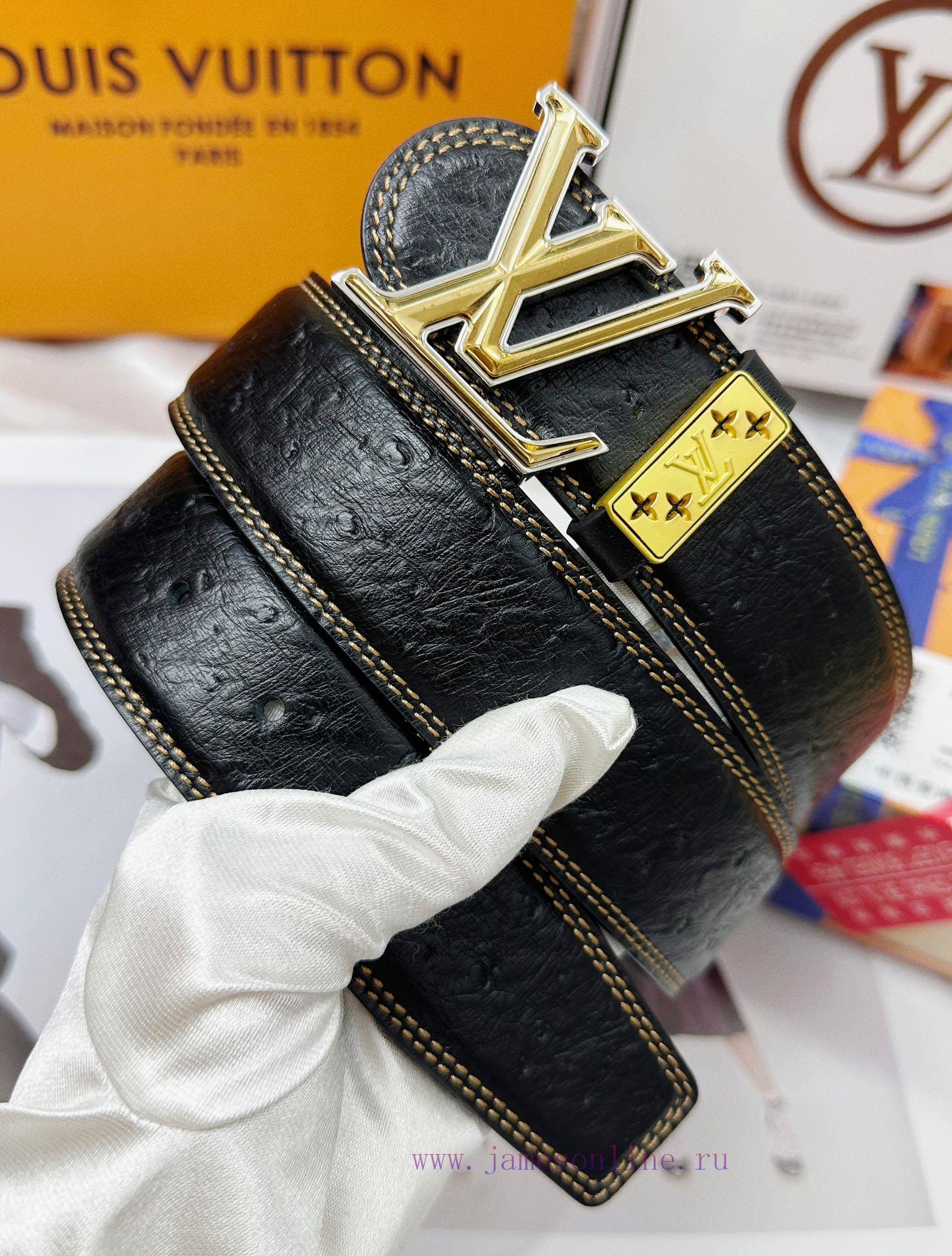 Belt LV Louis Vuitton Top Remakes-The belt is made of 100% imported original cowhide, ensuri ju9vadqz - Image 3