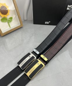 Montblanc Automatic BeltMaterial: Leather Belt with 100% Head Layer. The leather belt is gua y2aaimnf