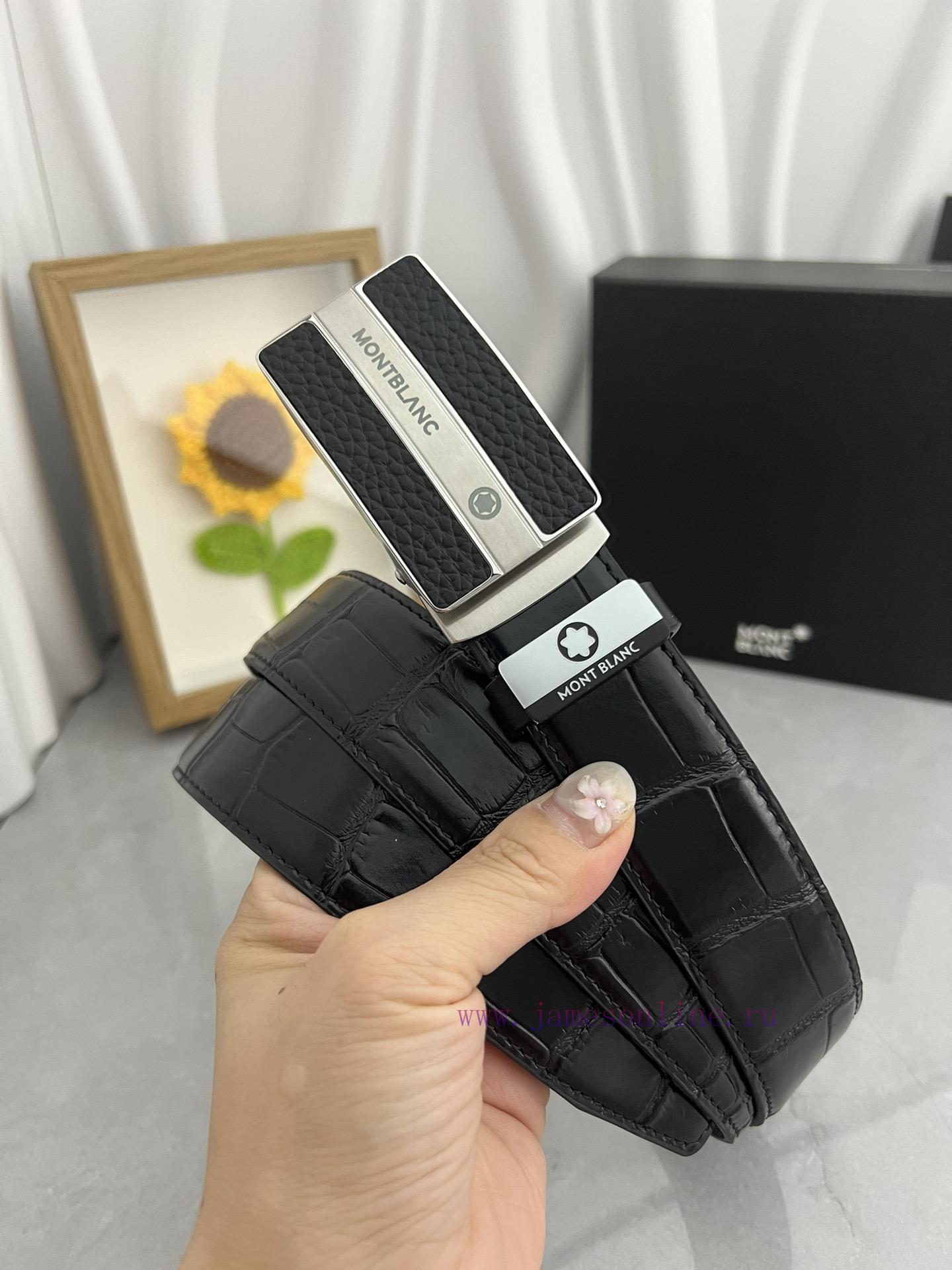 Montblanc Automatic BeltMaterial: Leather Belt with 100% Head Layer. The leather belt is gua vdqlq6fp - Image 2