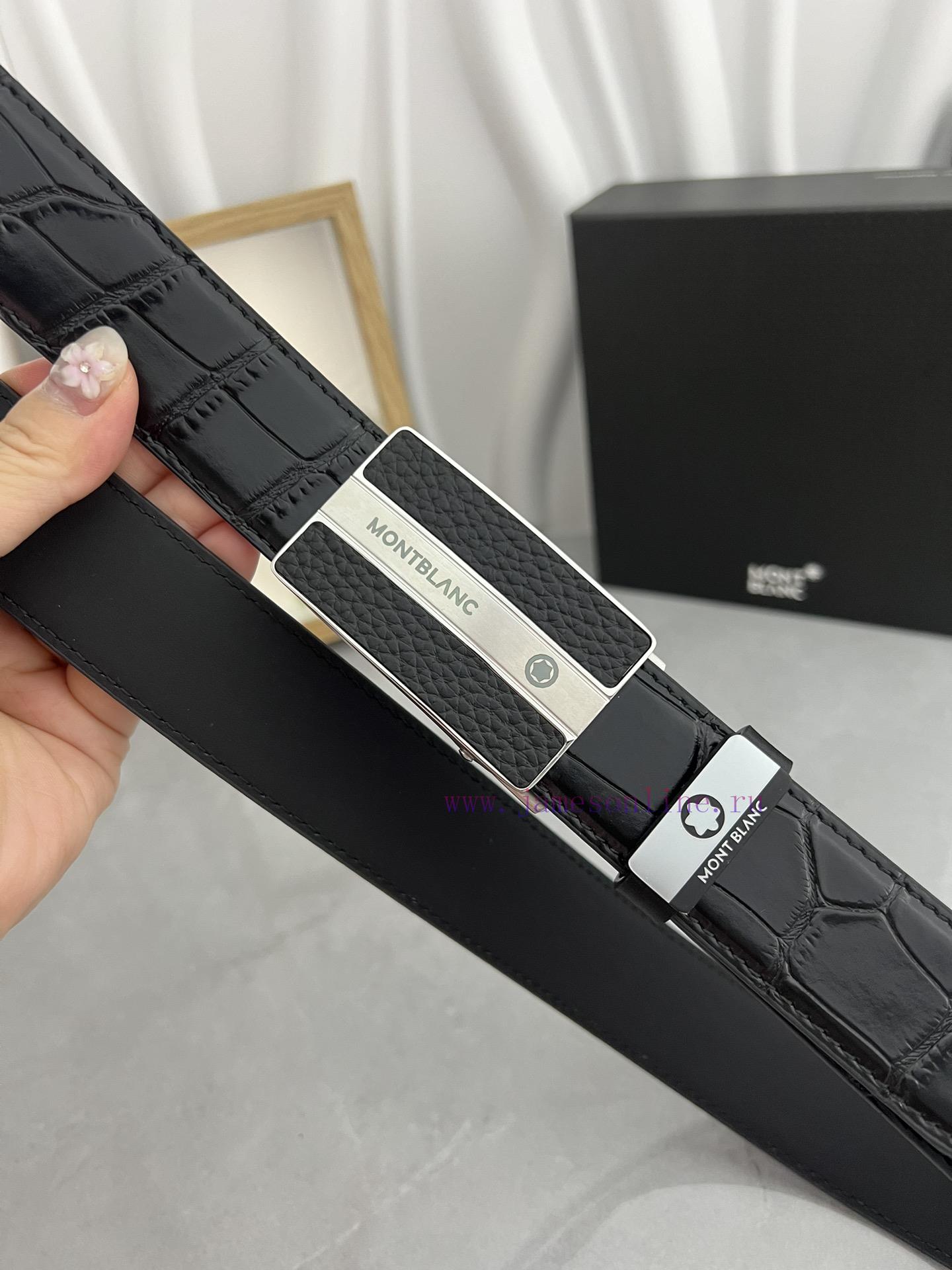 Montblanc Automatic BeltMaterial: Leather Belt with 100% Head Layer. The leather belt is gua vdqlq6fp - Image 5