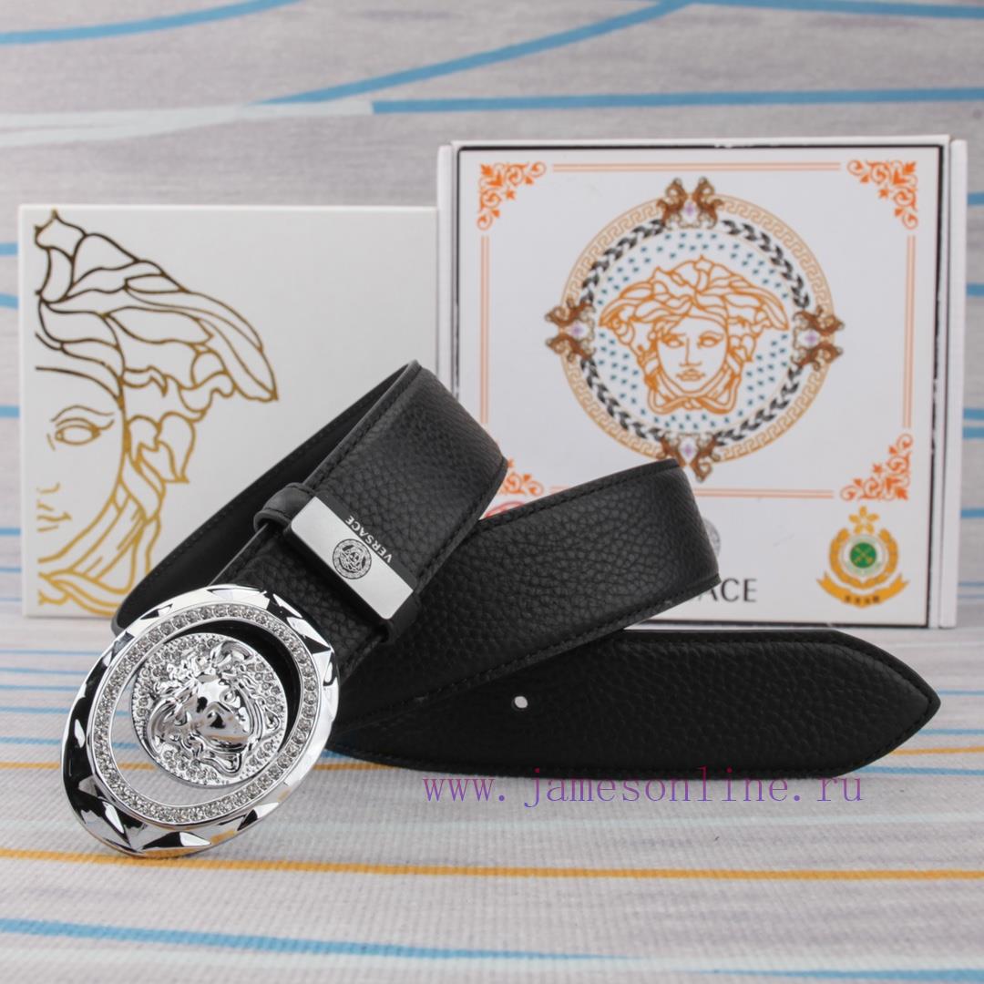 Versace. VersaceMaterial: Leather Belt with 100% Head Layer. The leather belt is guaranteed aipwttuw - Image 2