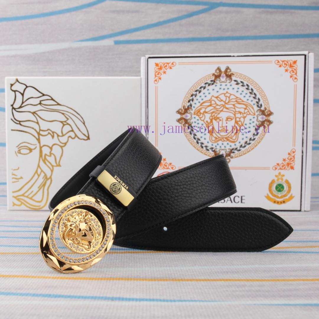 Versace. VersaceMaterial: Leather Belt with 100% Head Layer. The leather belt is guaranteed 601wasba - Image 2