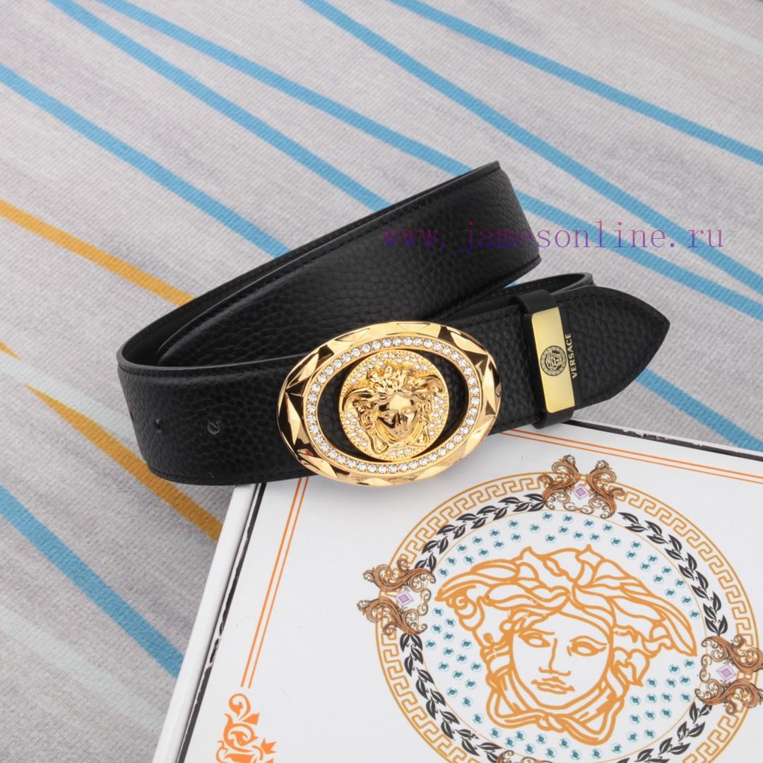 Versace. VersaceMaterial: Leather Belt with 100% Head Layer. The leather belt is guaranteed 601wasba - Image 4