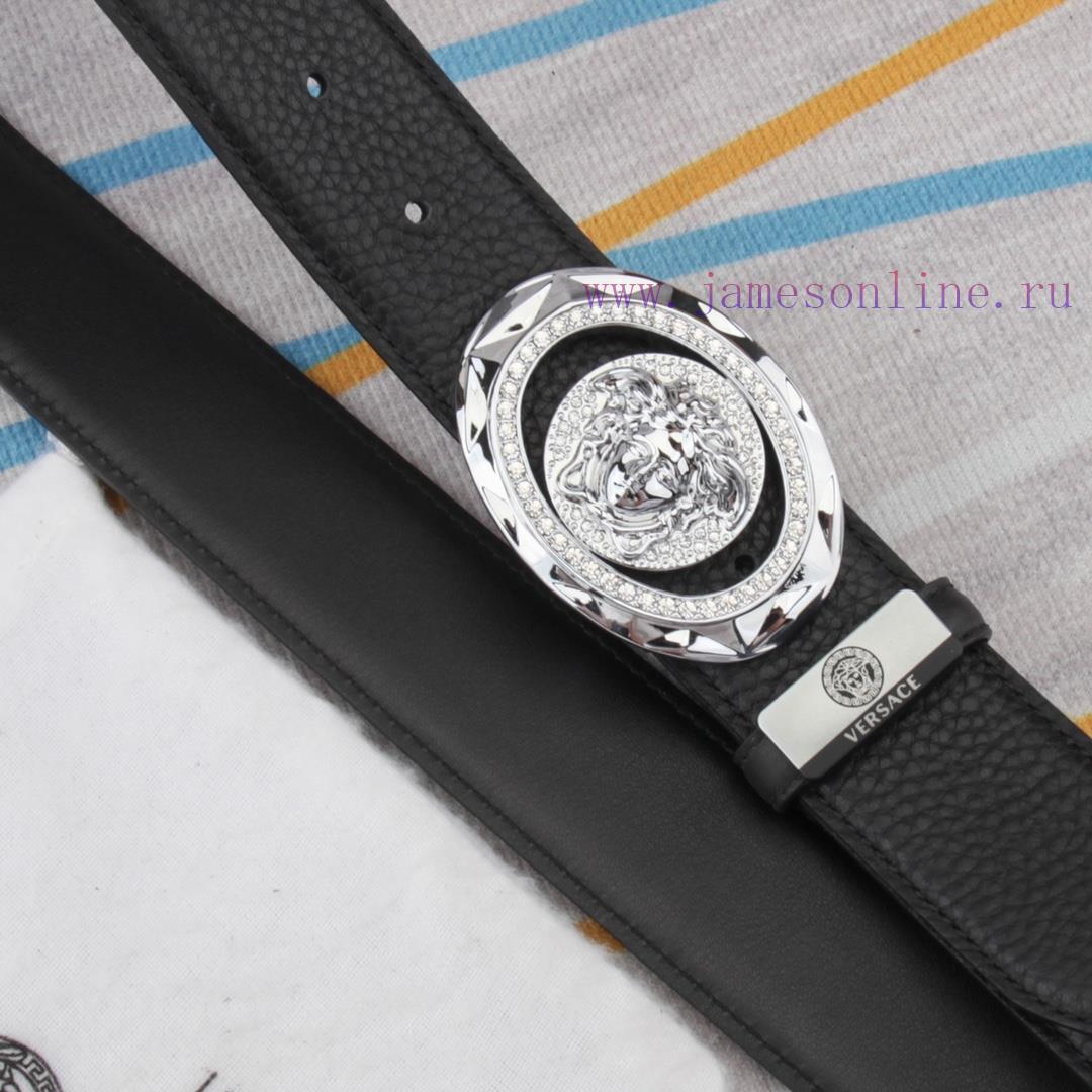 Versace. VersaceMaterial: Leather Belt with 100% Head Layer. The leather belt is guaranteed aipwttuw - Image 5