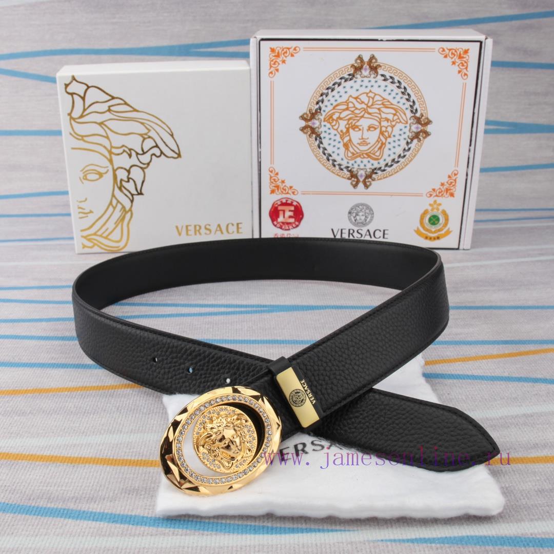 Versace. VersaceMaterial: Leather Belt with 100% Head Layer. The leather belt is guaranteed 601wasba - Image 5