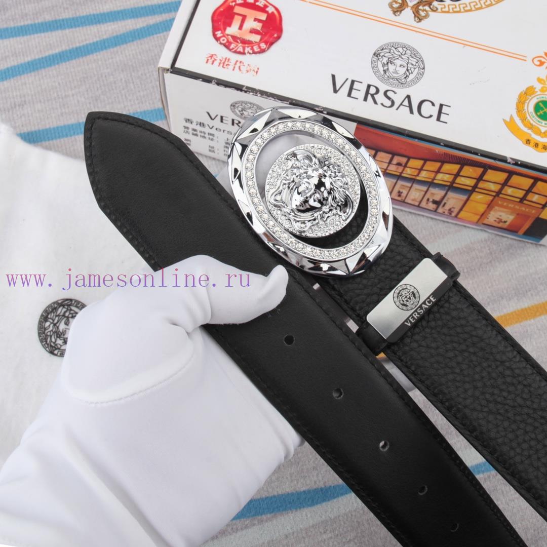 Versace. VersaceMaterial: Leather Belt with 100% Head Layer. The leather belt is guaranteed aipwttuw - Image 7