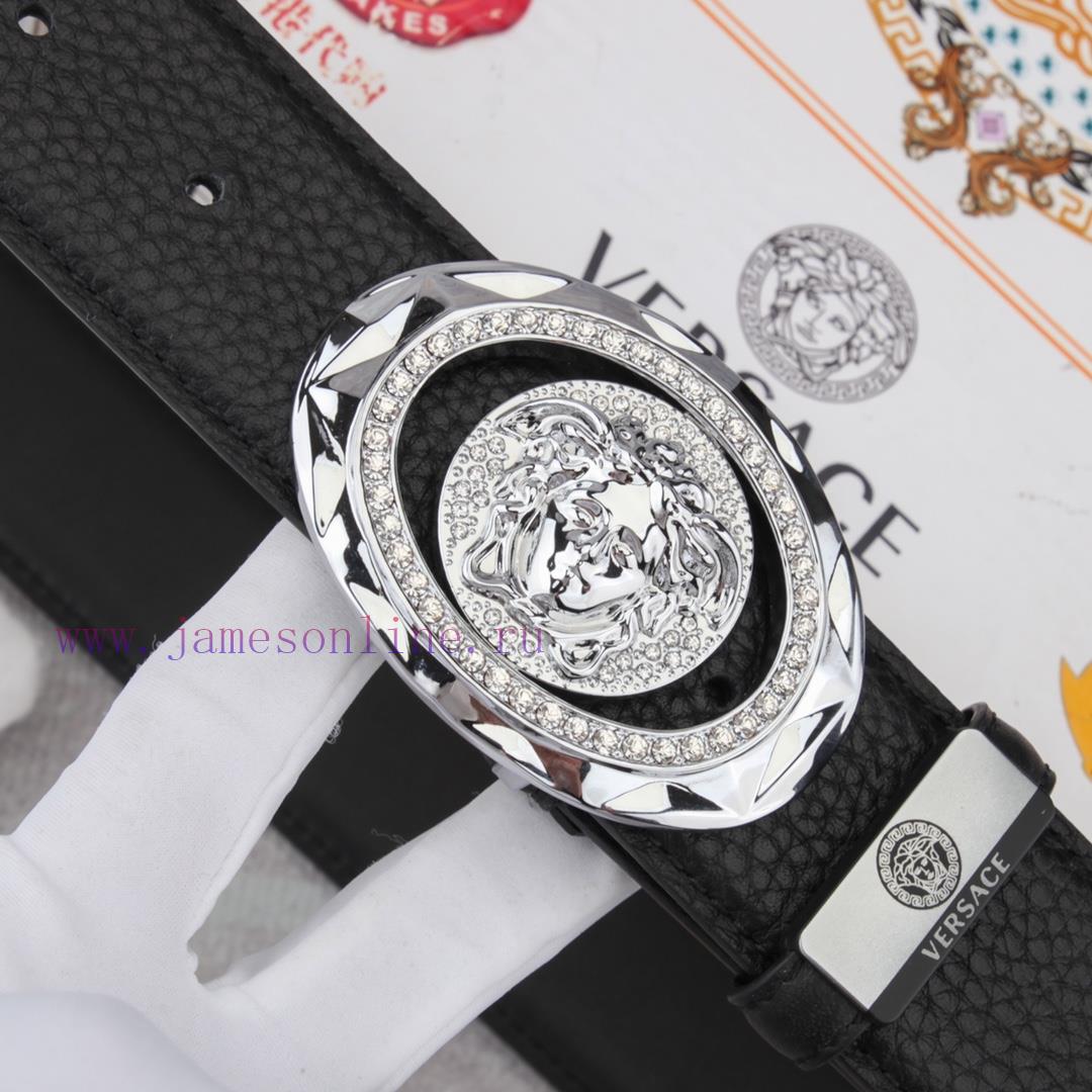 Versace. VersaceMaterial: Leather Belt with 100% Head Layer. The leather belt is guaranteed aipwttuw - Image 8