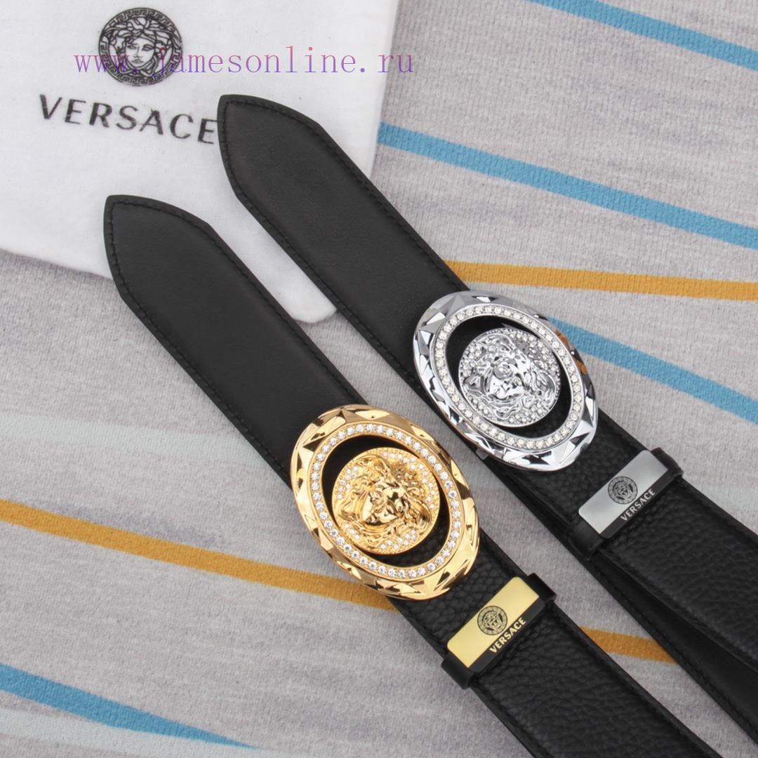 Versace. VersaceMaterial: Leather Belt with 100% Head Layer. The leather belt is guaranteed aipwttuw - Image 10