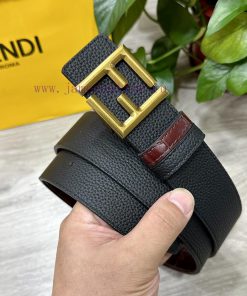 FENDL FendiThe full set of 40mm wide double-sided original calf leather with a single ruthen 8urhw913