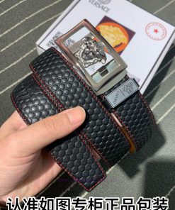 Belt Versace Ver... ️ Automatic deductionBelt made of 100% head layer cowhide, automatically 8k8bn7ss