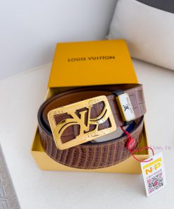 LV... Louis Vuitton Belt and BeltsBuckle, classic pure steel material buckle, top layer cowh aplk7zza
