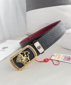 Versace. Versace Belt and BeltsHanging buckle, classic human head made of pure steel materia sq2336y3