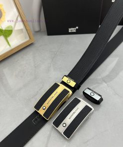 Montblanc Automatic BeltMaterial: Leather Belt with 100% Head Layer. The leather belt is gua qlvyfrhv
