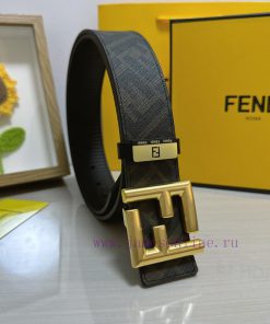 Fendi FENDIMaterial: Leather Belt with 100% Head Layer. The leather belt is guaranteed to be m56f52pt