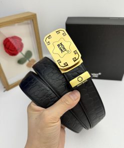 Montblanc Automatic BeltMaterial: Leather Belt with 100% Head Layer. The leather belt is gua iu7td3u5