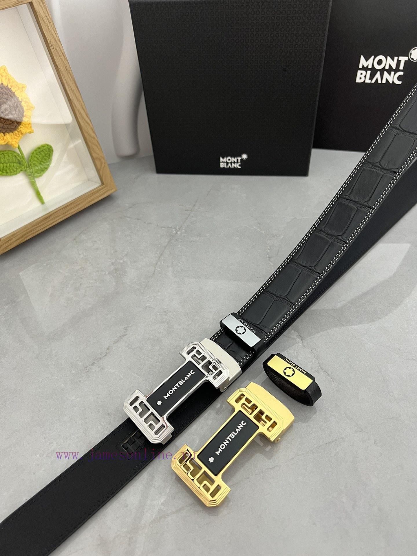 Montblanc Automatic BeltMaterial: Leather Belt with 100% Head Layer. The leather belt is gua bsin523z