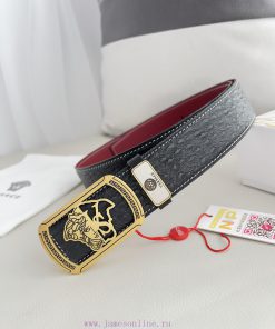 Versace. Versace Belt and BeltsHanging buckle, classic human head made of pure steel materia gmh0n3zw