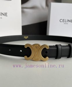 CELINE Triumphal Arch logo gold buckle trendy belt, the secret weapon for wearing a good fig 3vq8f5ua