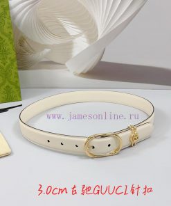 3.0cm Gucci belt, double-sided top layer cowhide, length. 758.80.85.90.95.100.105 euros, wit se7thuz8