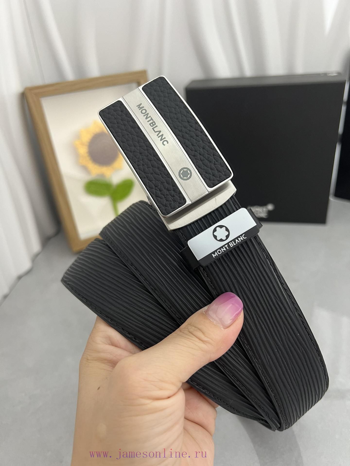 Montblanc Automatic BeltMaterial: Leather Belt with 100% Head Layer. The leather belt is gua nilc4b8z - Image 2