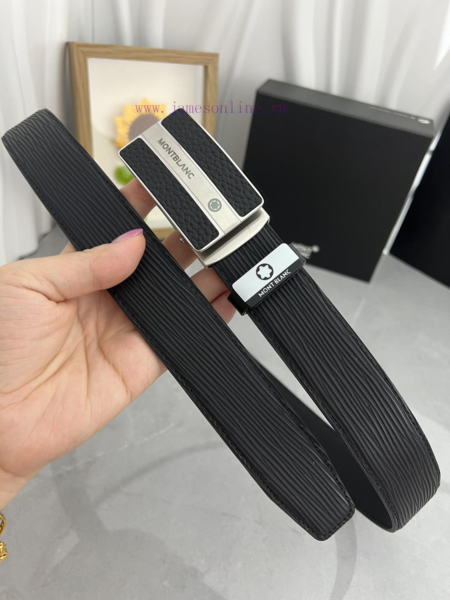 Montblanc Automatic BeltMaterial: Leather Belt with 100% Head Layer. The leather belt is gua nilc4b8z - Image 3