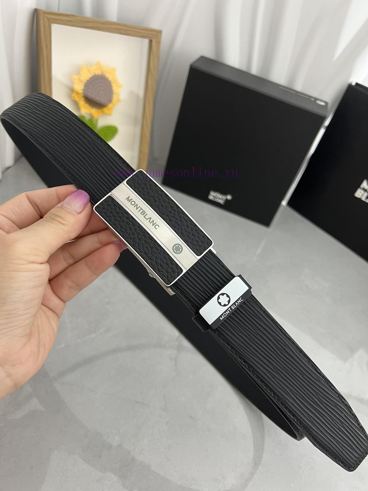 Montblanc Automatic BeltMaterial: Leather Belt with 100% Head Layer. The leather belt is gua nilc4b8z - Image 4