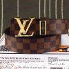 Lv... Louis Vuitton ️Identify and receive a punch as a giftMaterial: 100% top layer cowhide, bbt7hcsm
