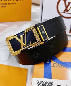 Belt LV Louis Vuitton's top tier replicaThe waistband is made of 100% head layer cowhide, en q1zz26yv