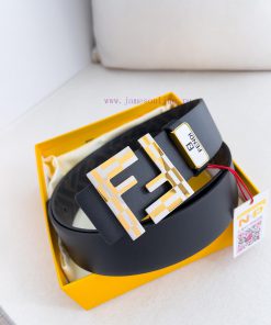 Fendi FENDI ️ Belt and beltBuckle, original classic pure copper boutique letter buckle, phot cb6hx7ug