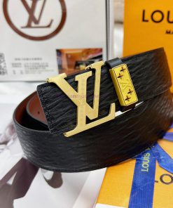 Belt LV Louis Vuitton's top tier replicaThe waistband is made of 100% cowhide, ensuring genu e33p19n1