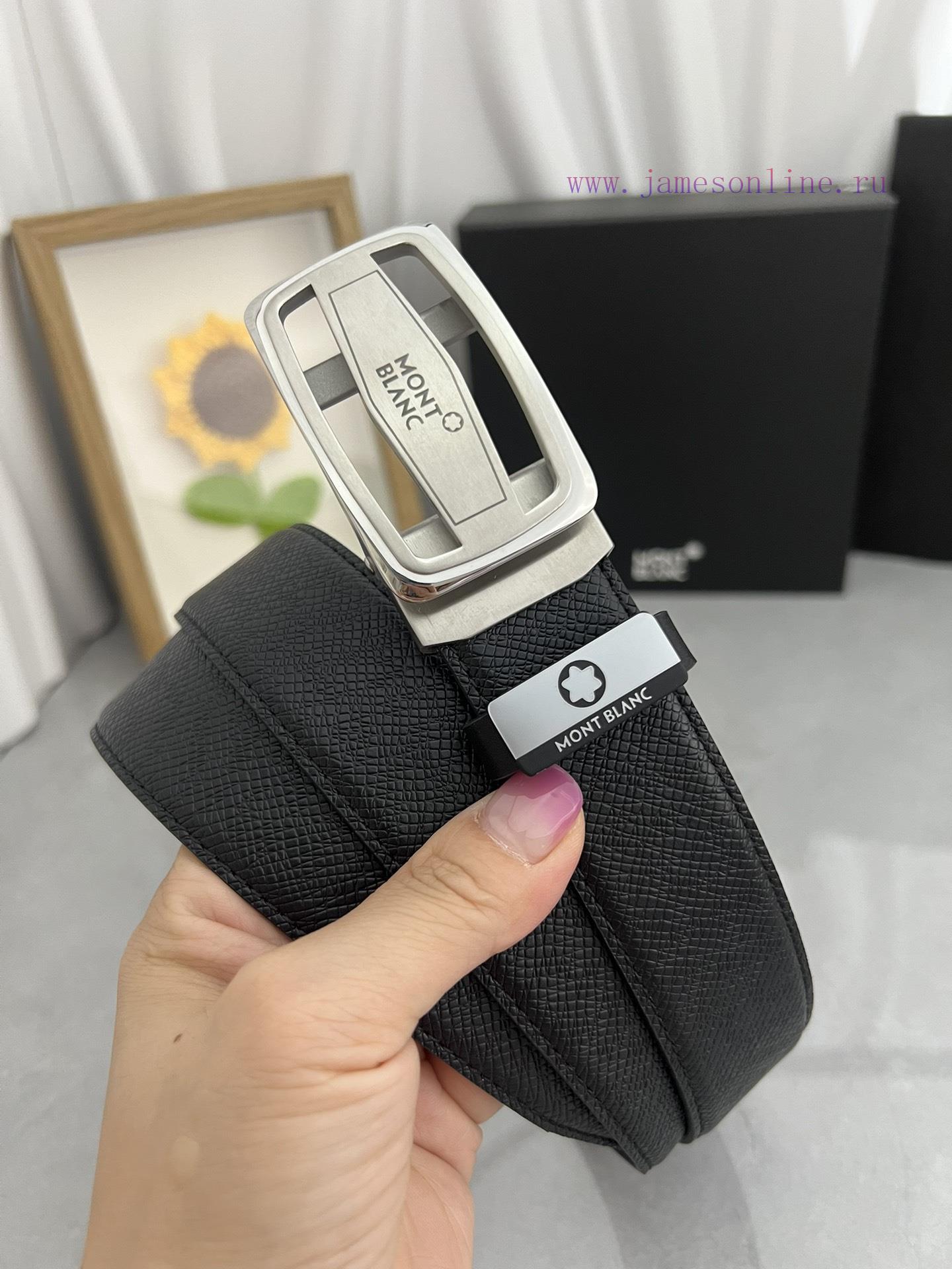 Montblanc Automatic BeltMaterial: Leather Belt with 100% Head Layer. The leather belt is gua 4b1fq4vy - Image 4