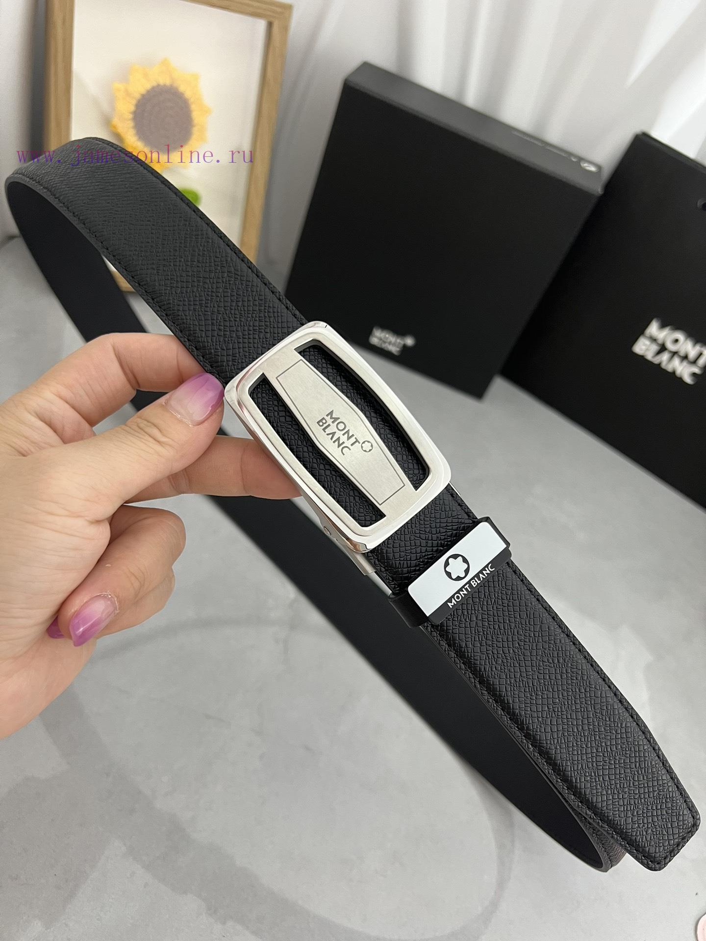 Montblanc Automatic BeltMaterial: Leather Belt with 100% Head Layer. The leather belt is gua dhc5vxet - Image 4