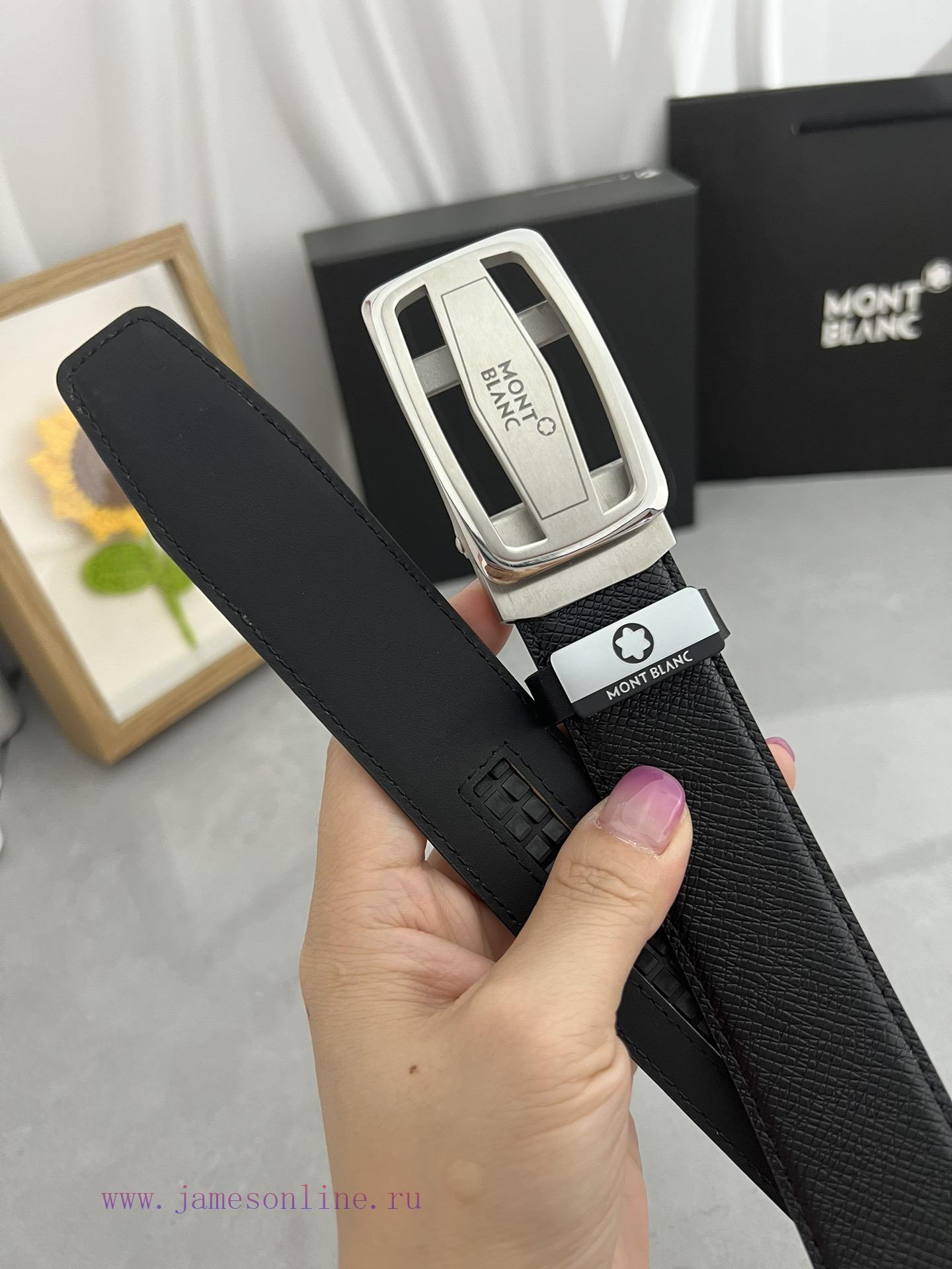 Montblanc Automatic BeltMaterial: Leather Belt with 100% Head Layer. The leather belt is gua dhc5vxet - Image 6