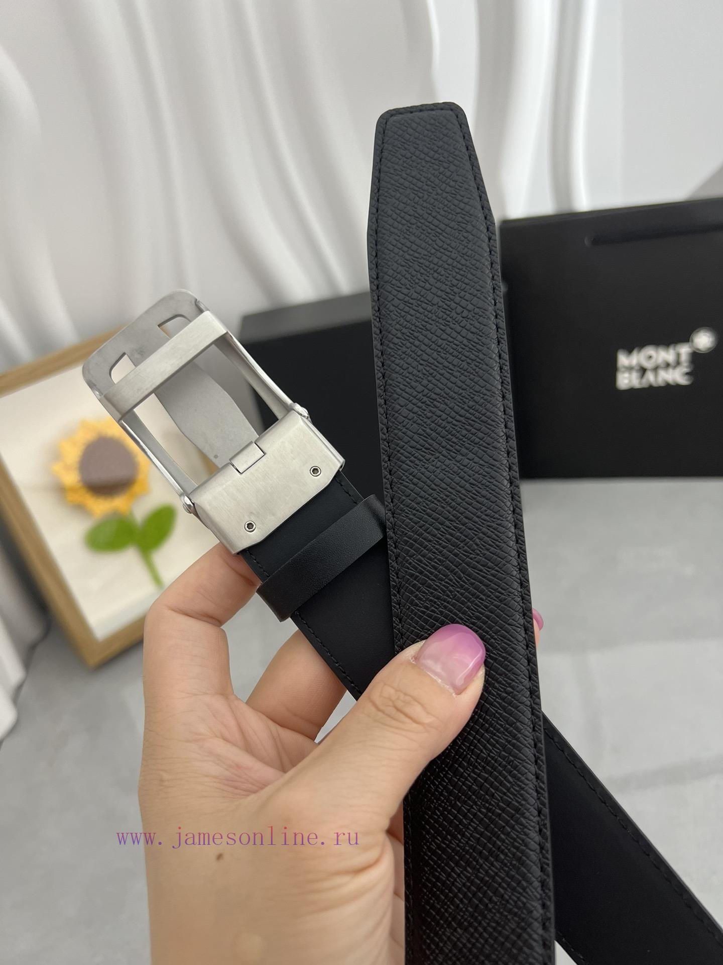 Montblanc Automatic BeltMaterial: Leather Belt with 100% Head Layer. The leather belt is gua dhc5vxet - Image 7