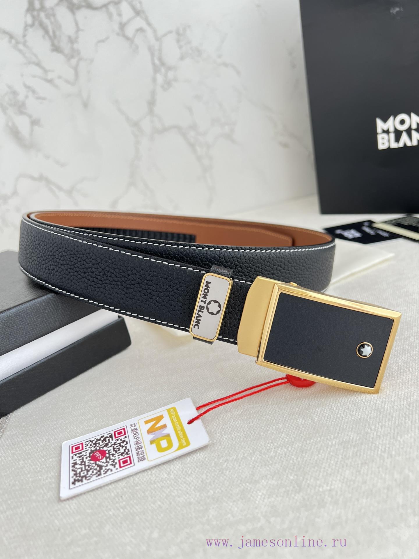 Montblanc Montblanc Belt Automatic BeltAutomatic belt, original new pure steel material auto dqsqmw34