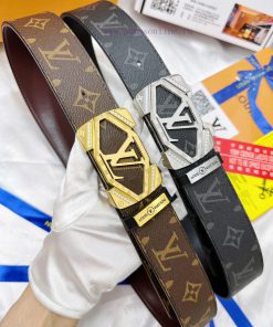 Belt LV Louis Vuitton inlaid with full diamondsThe waistband is replicated with 100% head la h1hmph8b