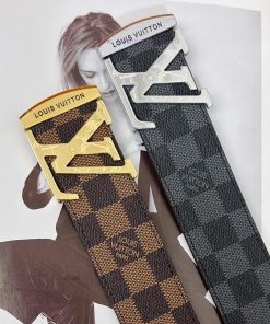 Belt LV Louis Vuitton Top Remakes-The waistband is made of 100% imported top layer cowhide, xp050vv9