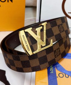 Belt LV Louis Vuitton Top Remakes-The waistband is made of 100% imported top layer cowhide, cv8mheud