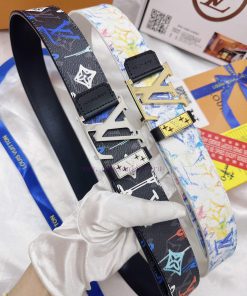 Belt LV Louis Vuitton's top tier replicaThe waistband is made of 100% cowhide, ensuring a vi qn3ua8dn