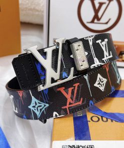 Belt LV Louis Vuitton's top tier replicaThe waistband is made of 100% cowhide, ensuring a vi 7c5f5d3k