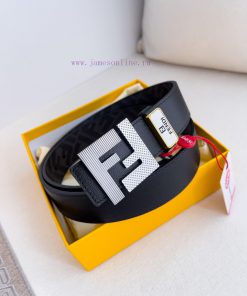 Fendi FENDI ️ Belt and beltBuckle, original classic pure copper boutique letter buckle, phot m8utzwxt