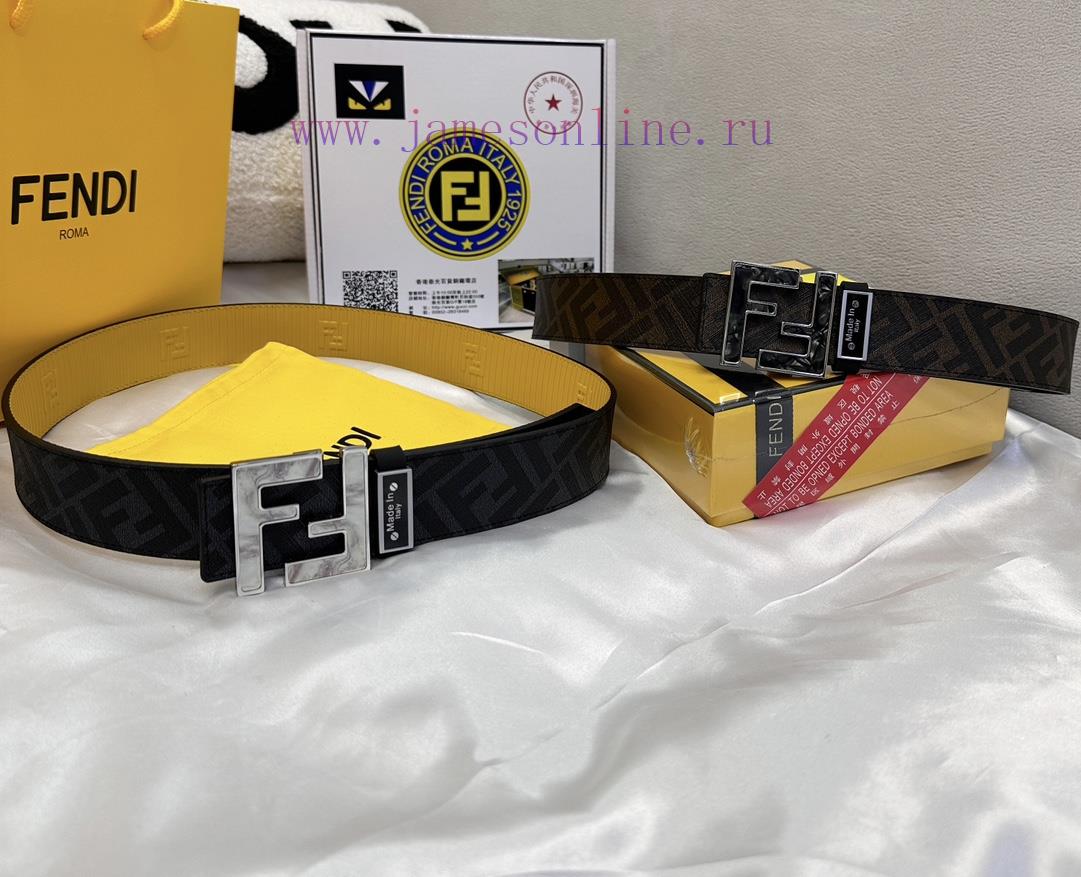 Belt FENDI Fendi ReproductionThe waistband is made of 100% cowhide, ensuring genuine leather nprqs8fc - Image 18