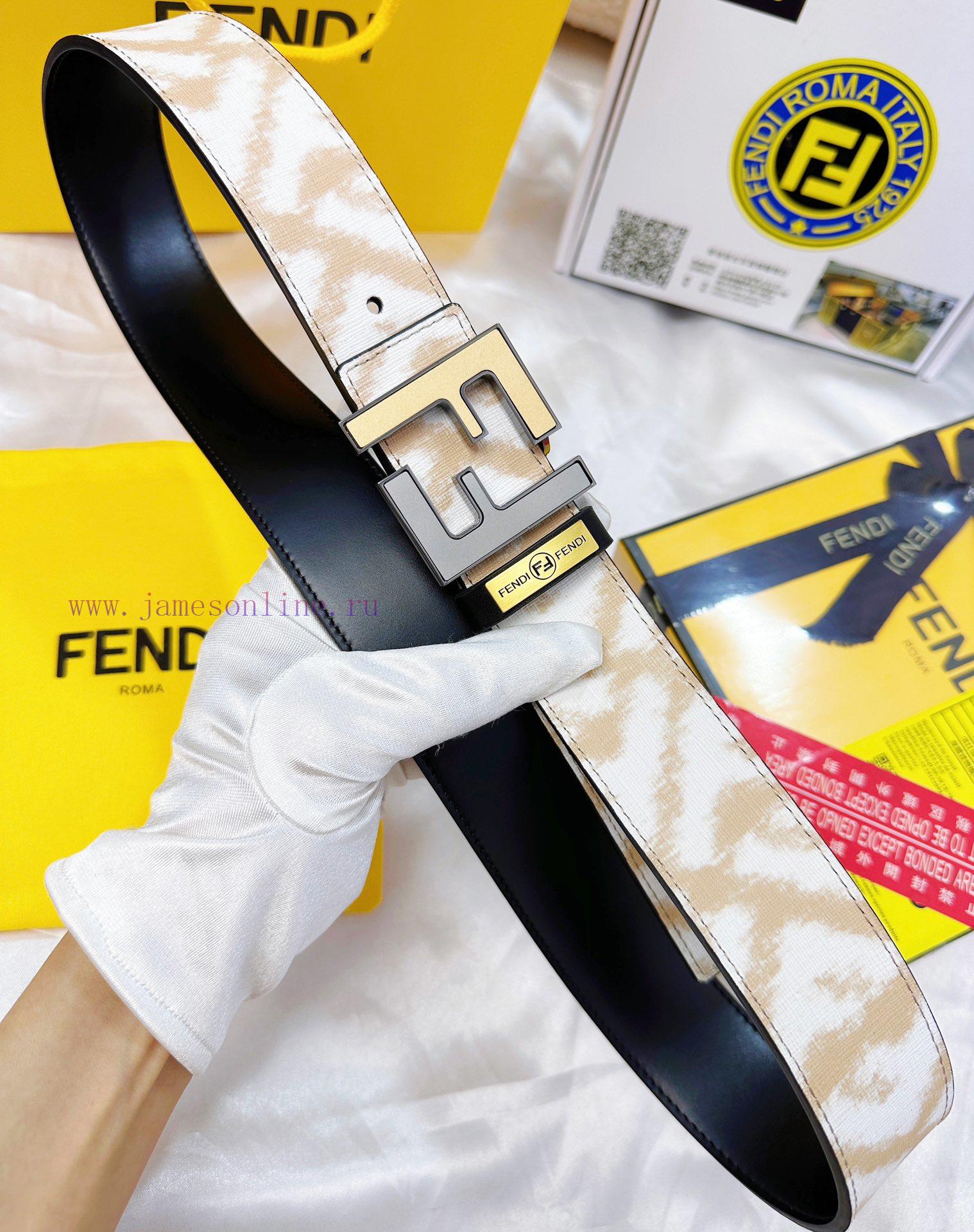 Belt FENDI Fendi ReproductionThe waistband is made of 100% imported top layer cowhide, ensur xgkg7102 - Image 3