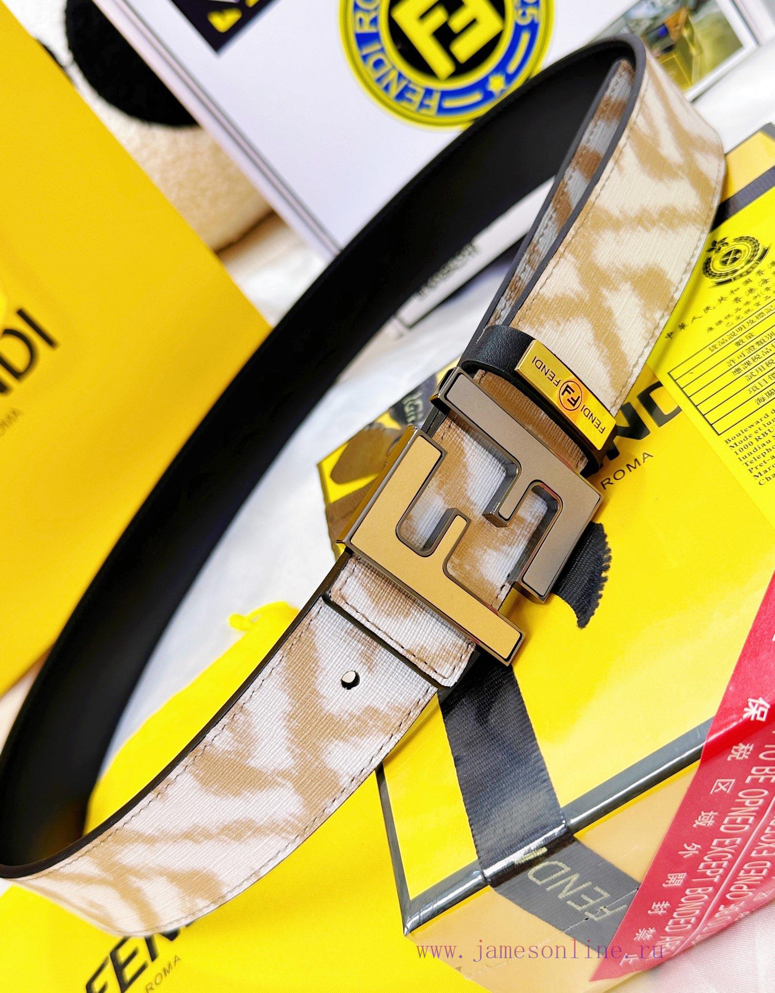 Belt FENDI Fendi ReproductionThe waistband is made of 100% imported top layer cowhide, ensur xgkg7102 - Image 4