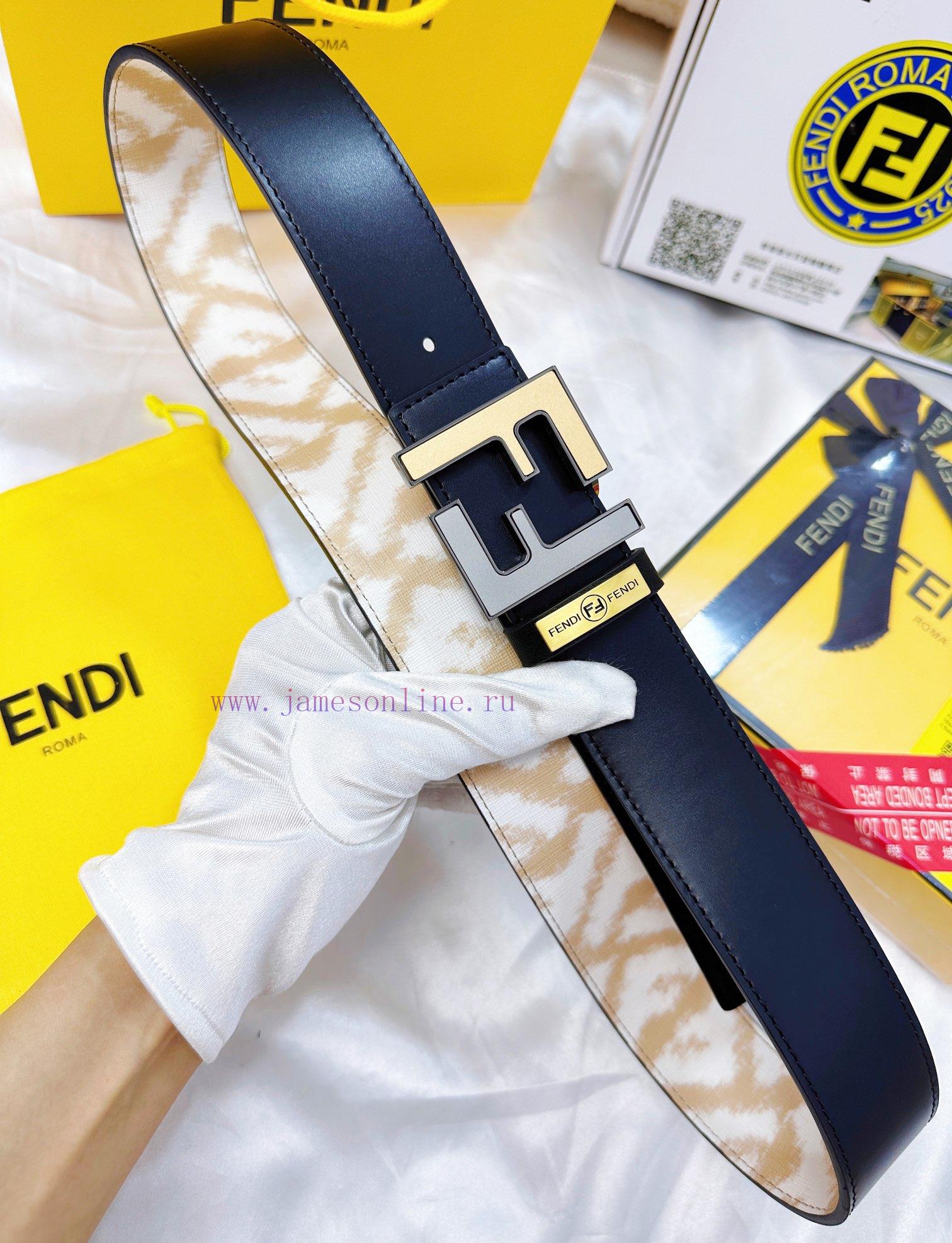 Belt FENDI Fendi ReproductionThe waistband is made of 100% imported top layer cowhide, ensur xgkg7102 - Image 8