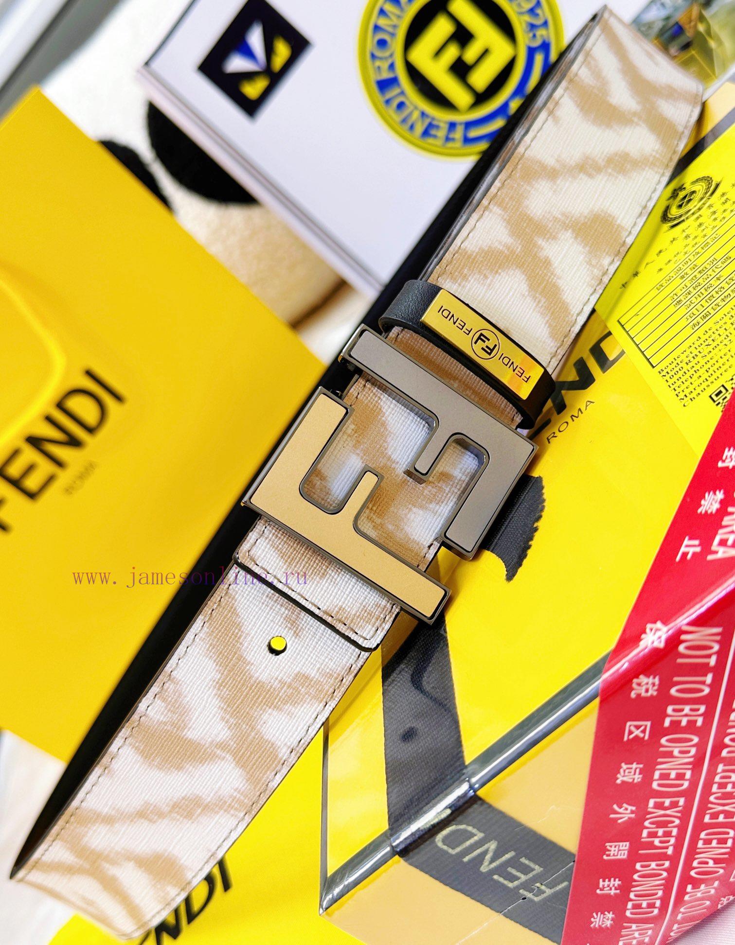 Belt FENDI Fendi ReproductionThe waistband is made of 100% imported top layer cowhide, ensur xgkg7102 - Image 14