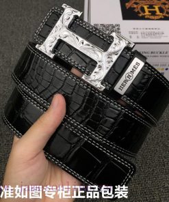 Hermes Hermes crocodile patternGrade: Italian imported 100% top layer cowhide, Hermes. Herm u681pgth