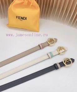 2.0cm Fendi official website new model, double-sided top layer cowhide material, length. 75. 7hq0bc61