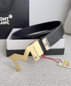 Montblanc Montblanc ️ Belt and beltBuckle, new original classic boutique two-color buckle, p rhdx0i8b